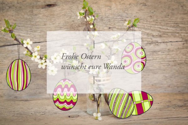 Wanda von neogrün sendet Ostergrüße Ostergrüße von Wanda